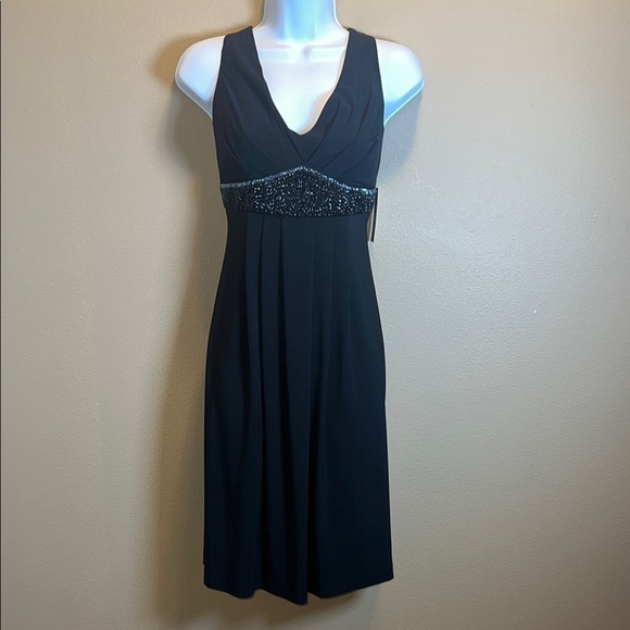 Bisou Bisou Dresses & Skirts - Bisou Bisou Women’s Black  Evening Sleeveless Midi Dress SZ 14